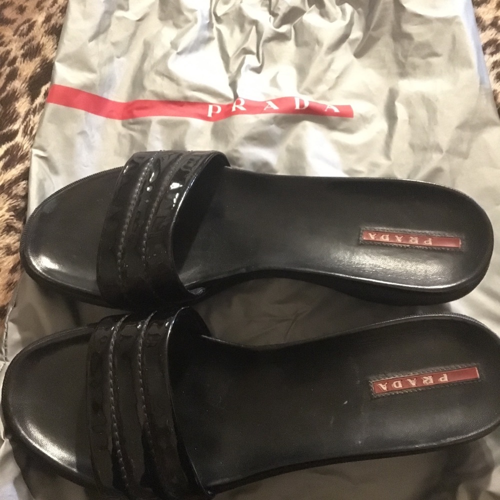 Prada vintage black sandals - Picture 1 of 2